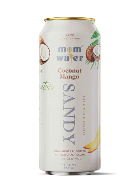 mom water sandy coconut mango vodka water price and reviews drizly