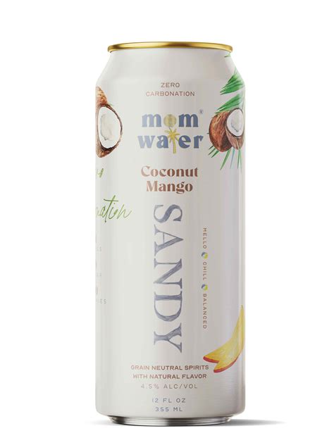 Mom Water Sandy Coconut Mango Vodka Water Price And Reviews Drizly