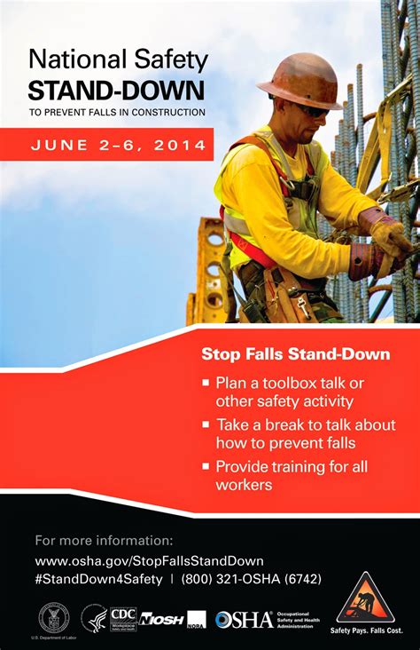 Osha Safety Stand Down Aims To Prevent Falls In Construction Ehs Works