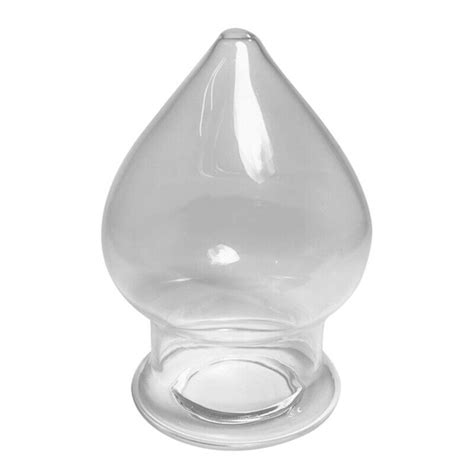 Huge Hollow Glass Toy Hollow Dildo Anal Beads Butt Plug Adult Fetish