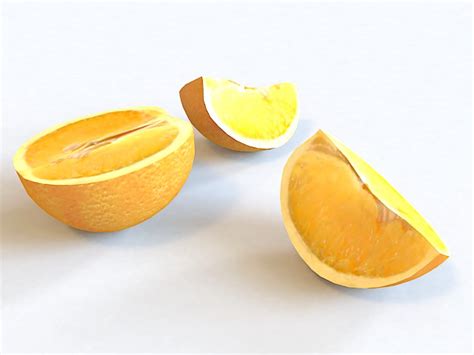 Orange Fruit 3d Model 3ds Max Files Free Download Modeling 37650 On