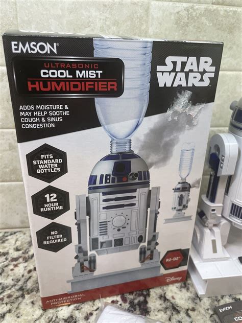 Disney Star Wars R2d2 Personal Ultrasonic Cool Mist Humidifier By Emson