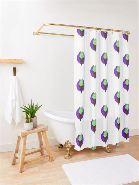 Maleficent Ice Cream Cone Shower Curtain By JustGottaDraw Pink Shower Curtains Gray Shower