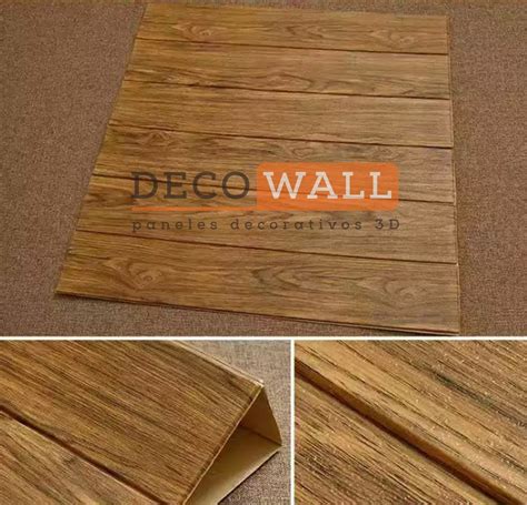 Pared Decowall Auto Adhesiva Simil Madera 3d Envios POLPOR