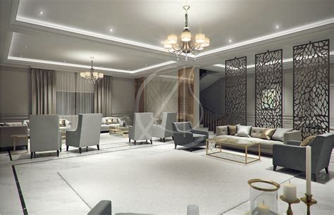 Modern Classic Villa Interior Design Riyadh Saudi Arabia Cas