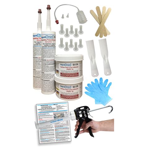 Dmk 377 Polyurethane Foam Crack Injection Kit Aquabond
