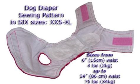 Dog diaper sewing pattern epattern pdf file make your own | etsy. Dog Diaper 6 Sizes SEW Your Own! | Craft Tecidos ...