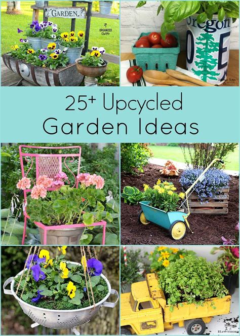 Over 25 Creative Upcycled Garden Ideas Repurposing Thrift Store And