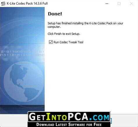 You need to use it together with an already installed directshow player such as windows media player. K-Lite Codec Pack 1436 Full Free Download