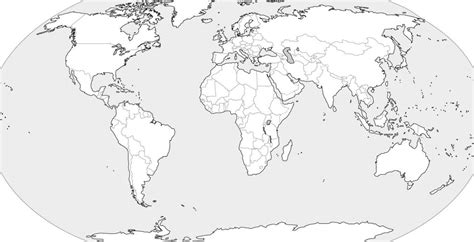 Blank World Map Printable Black And White Best Photos Of Political
