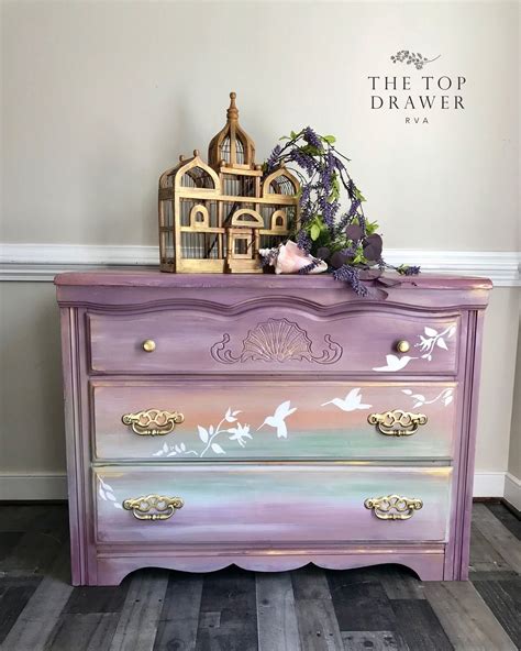 Ombré Furniture Painting Furniture Diy Hand Painted Furniture