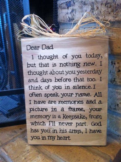 Dad Memorial Plaque By Overwhelmedbylove On Etsy In Memory Of Dad