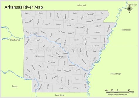 Arkansas River Map Check List Of Rivers Lakes And Water Resources Of
