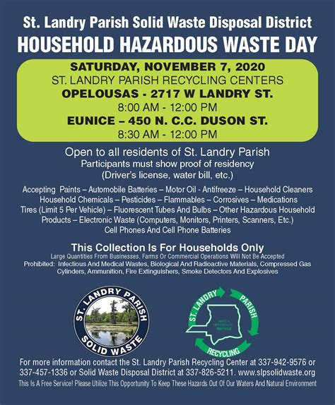 Home St Landry Parish Solid Waste Disposal District