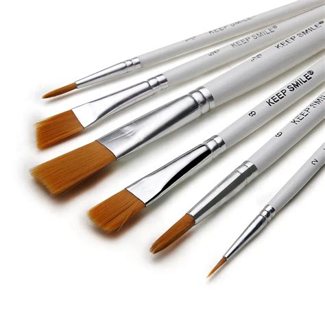 6pcsset Painting Brushes Professional Painting Set Acrylic Oil