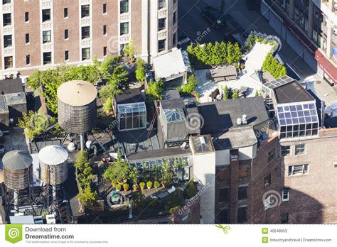 Manhattan Roof Gardens Editorial Editorial Stock Photo