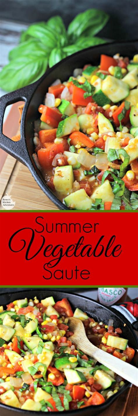 Summer Vegetable Saute By Renees Kitchen Adventures