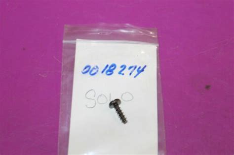 Nos Solo Screw Part Acquired From A Closed