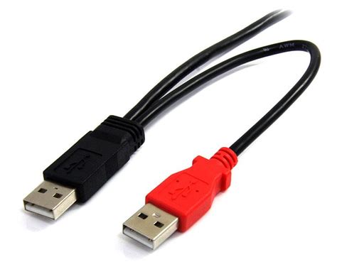 Universal serial bus (usb) connects more than computers and peripherals. USB A to Mini B - Y-cable | 3ft | 2x USB A (male)| 1x USB ...