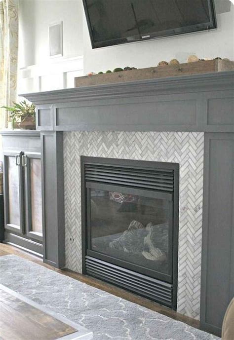 30 Gray Tile Fireplace Surround Decoomo