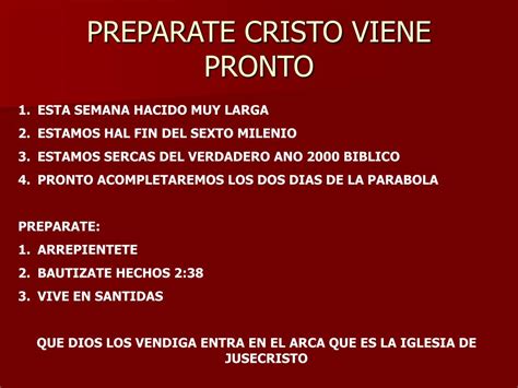 Ppt Las Profecias De La Biblia Powerpoint Presentation Free Download