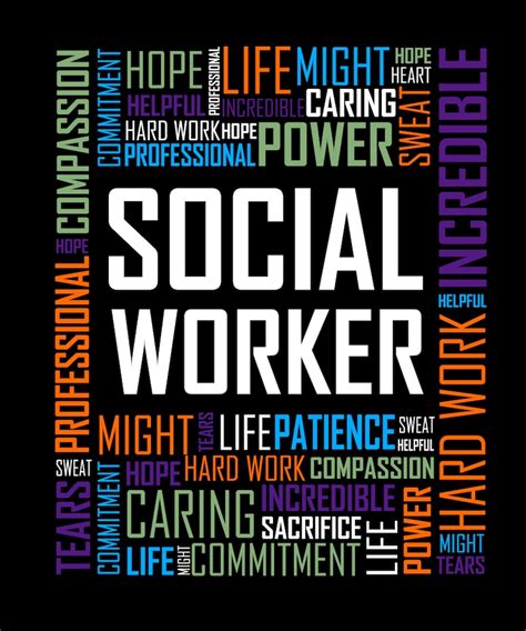Social Worker Social Worker T Social Worker Poster Etsy