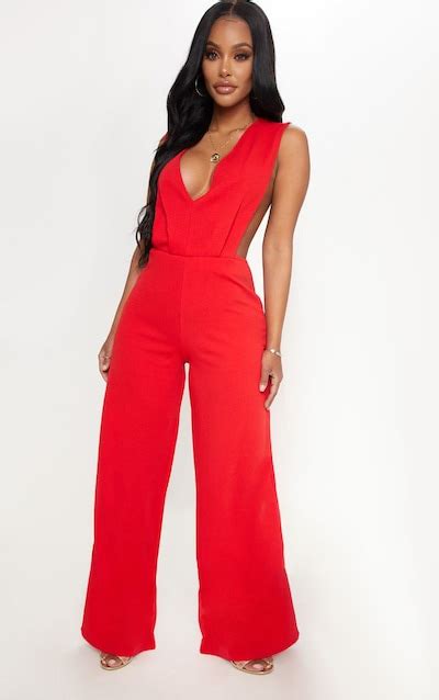 Hourglass Jumpsuits And Hourglass Playsuits Prettylittlething Aus