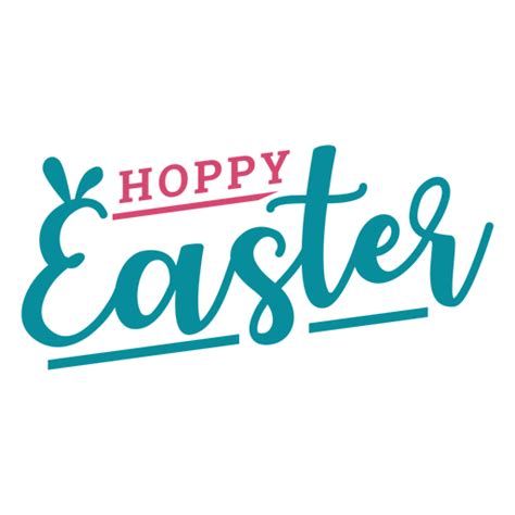 Happy Easter Logo Word Transparent Background Png Mart
