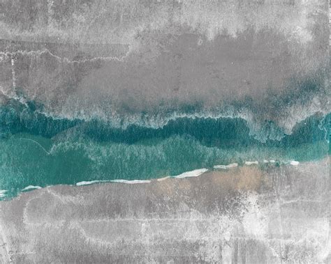 Abstract Beach Landscape Art By Linda Woods Mixed Media