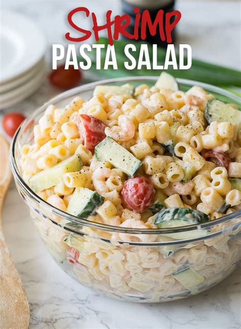 There are so many different ways to cook with shrimp. Shrimp Pasta Salad - I Wash... You Dry
