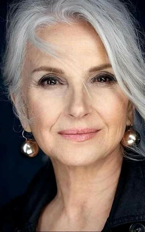 Makeup For Older Women Older Beauty Beautiful Women Over Beautiful Old Woman Gray Hair