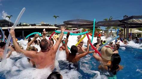 Foam Pool Party Royalton Riviera Cancun Mexico September Youtube