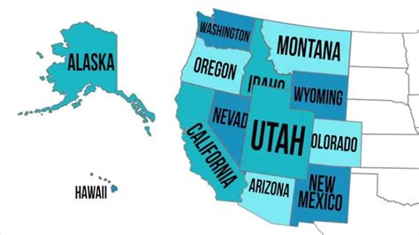 West States Capitals And Abbreviations Diagram Quizlet