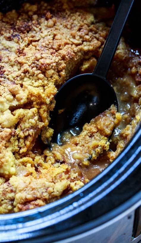 Core, peel and dice apples, then mix them in a large bowl with brown sugar, butter, and cinnamon. Slow Cooker Apple Cobbler | Recipe (With images) | Slow ...