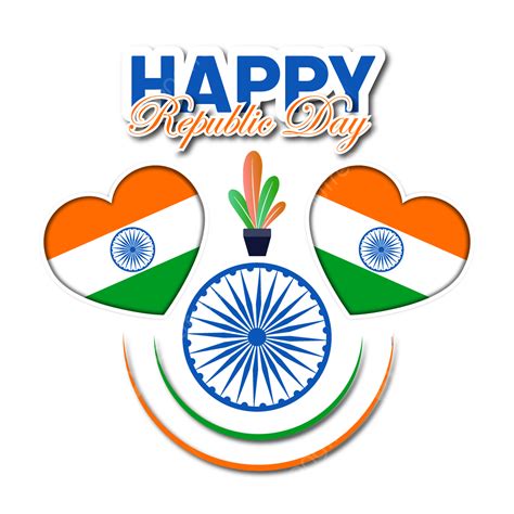 India Republic Day Vector Design Images Happy Republic Day India With