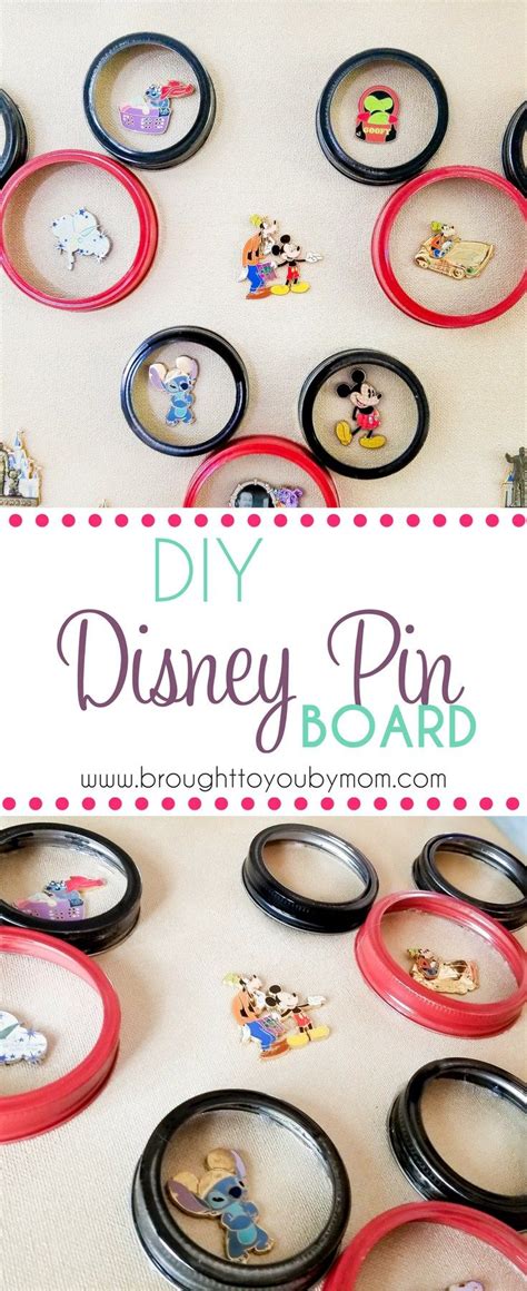 This Diy Disney Pin Board Is Easy To Make And Fun To Display Using