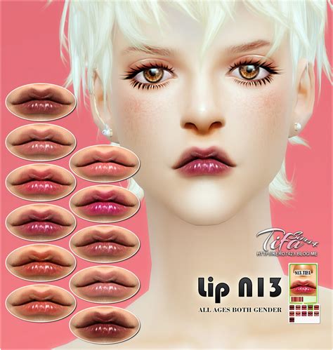 Sims 4 Ccs The Best Lips By Tifa