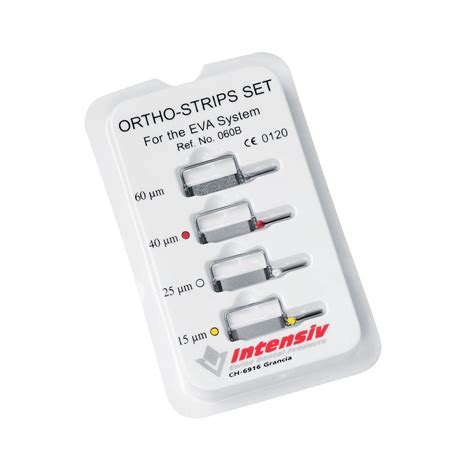intensiv ortho strips double sided set pack4 orthodontics from bf mulholland ltd uk