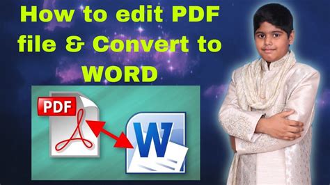 How To Edit Pdf File And Convert To Word Document Ilovepdf Youtube
