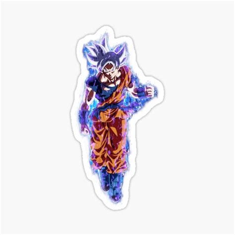Goku Ultra Instinct Sticker For Sale By Zoro Design Redbubble