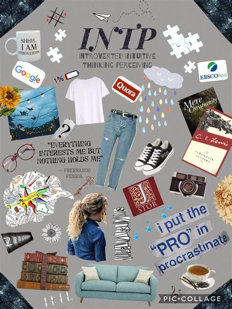 Intp Aesthetics Vibe Board🤓 ️ Intp Personality Type Intp