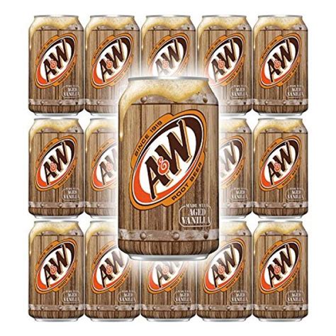 A W Root Beer Soft Drink Soda Fl Oz Can Pack Of