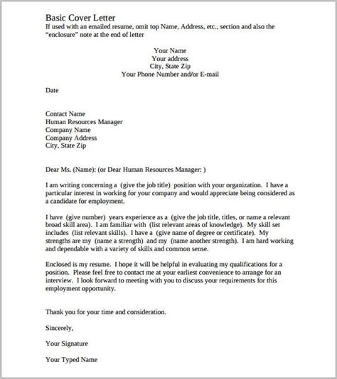Cover Letter Template 17 Free Word Pdf Documents Download
