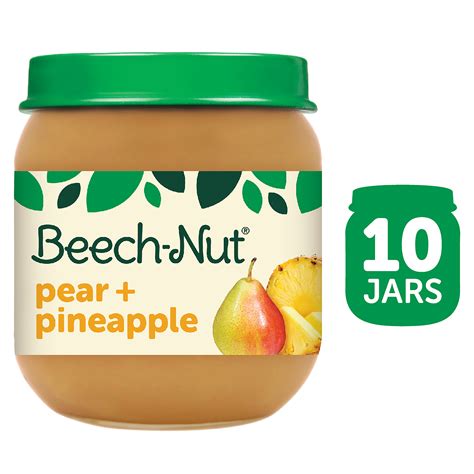 Maybe you would like to learn more about one of these? (10 Pack) Beech-Nut Stage 2, Pear & Pineapple Baby Food, 4 ...