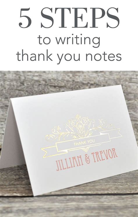 Writing Thank You Notes Planning T Thank You Notes Wedding Thank You