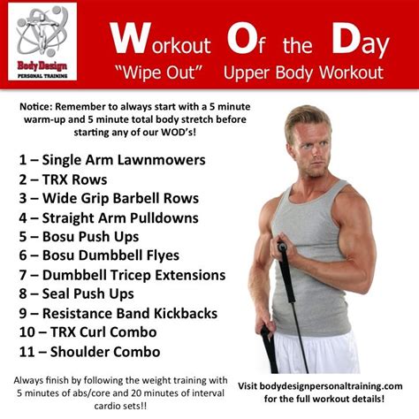 Body Workout Crossfit Upper Body Workout