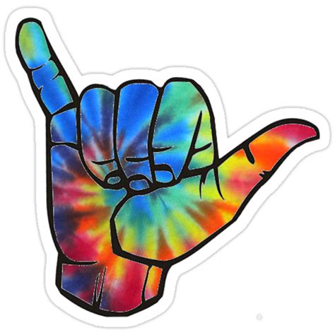 Hang Loose Stickers By Kaileyryan Redbubble