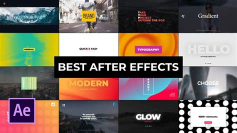 Best After Effects Templates Contest + 250 FREE Motion Graphics - YouTube