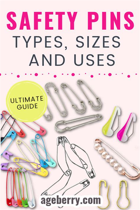 Safety Pins Types Sizes And How To Use Them
