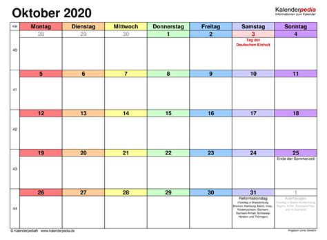 Hier findest du einen schönen familienkalender zum selbst ausdrucken. Kalender Oktober 2020 als Word-Vorlagen